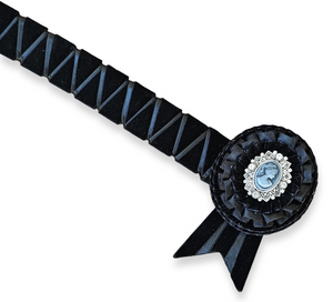 Black Velvet Sharkstooth Browband