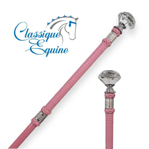 50cm Candy Pink Crystal Top Show Cane