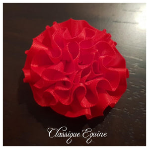 Satin Carnation Lapel - Assorted Colours
