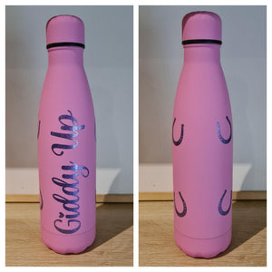 Giddy Up Drink Bottle - Pink