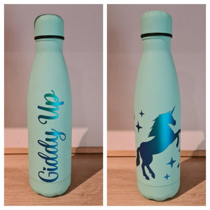 Giddy Up Unicorn Drink Bottle - Mint