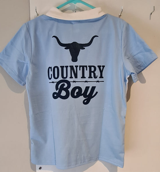 Country Boy Cotton Polo - Childs 8