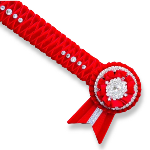 Red Velvet Diamond Browband