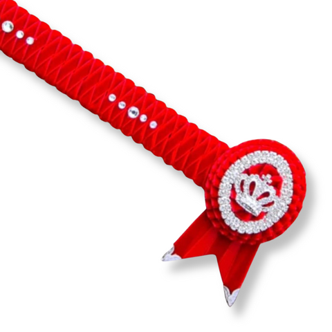 Red Velvet Diamond Browband