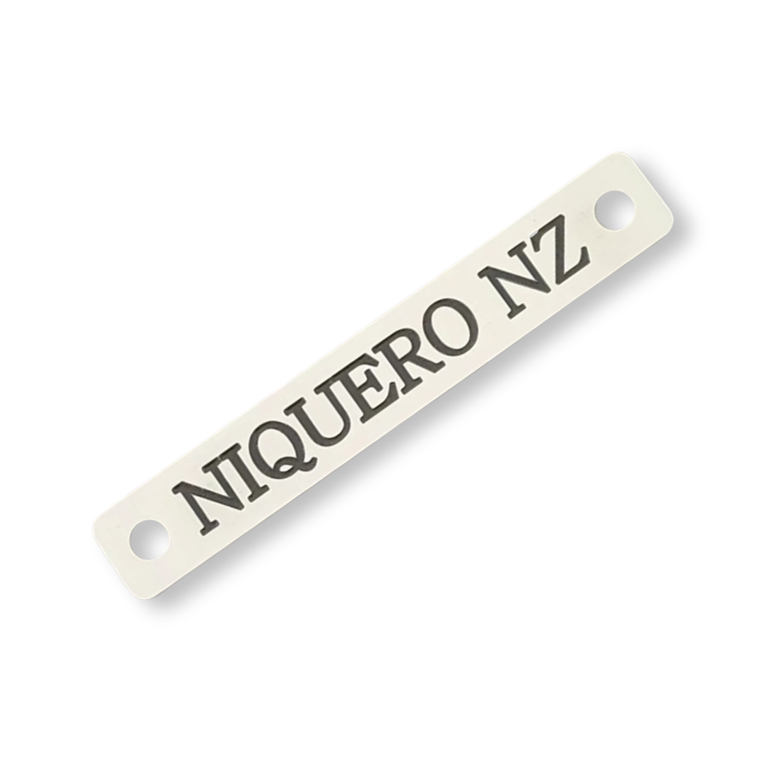Name Plates - Gold or Silver